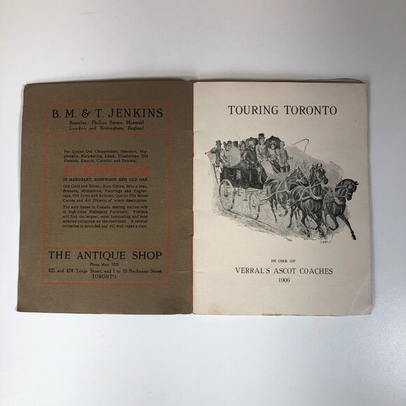 Handbook of Toronto Booklet 1906 Dominion Livery York Street Vintage Canada - Picture 5 of 8